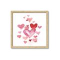 Picture of Red Hearts _GroupedProduct_Square_Mini_ _GroupedProduct_Square_Framed_Matted_