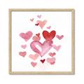 Picture of Red Hearts _GroupedProduct_Square_Mini_ _GroupedProduct_Square_Framed_Matted_
