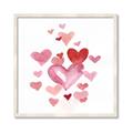 Picture of Red Hearts _GroupedProduct_Square_Mini_ _GroupedProduct_Square_Framed_Matted_