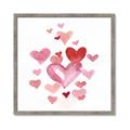 Picture of Red Hearts _GroupedProduct_Square_Mini_ _GroupedProduct_Square_Framed_Matted_