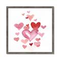Picture of Red Hearts _GroupedProduct_Square_Mini_ _GroupedProduct_Square_Framed_Matted_