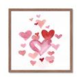 Picture of Red Hearts _GroupedProduct_Square_Mini_ _GroupedProduct_Square_Framed_Matted_