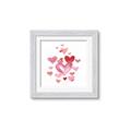 Picture of Red Hearts _GroupedProduct_Square_Mini_ _GroupedProduct_Square_Framed_Matted_