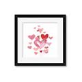 Picture of Red Hearts _GroupedProduct_Square_Mini_ _GroupedProduct_Square_Framed_Matted_