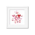 Picture of Red Hearts _GroupedProduct_Square_Mini_ _GroupedProduct_Square_Framed_Matted_
