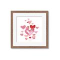 Picture of Red Hearts _GroupedProduct_Square_Mini_ _GroupedProduct_Square_Framed_Matted_