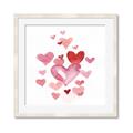 Picture of Red Hearts _GroupedProduct_Square_Mini_ _GroupedProduct_Square_Framed_Matted_