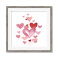 Picture of Red Hearts _GroupedProduct_Square_Mini_ _GroupedProduct_Square_Framed_Matted_