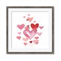 Picture of Red Hearts _GroupedProduct_Square_Mini_ _GroupedProduct_Square_Framed_Matted_