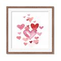 Picture of Red Hearts _GroupedProduct_Square_Mini_ _GroupedProduct_Square_Framed_Matted_