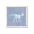 Picture of Blue X-ray Dino I _GroupedProduct_Square_Mini_ _GroupedProduct_Square_Framed_Matted_