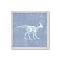 Picture of Blue X-ray Dino I _GroupedProduct_Square_Mini_ _GroupedProduct_Square_Framed_Matted_