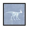 Picture of Blue X-ray Dino I _GroupedProduct_Square_Mini_ _GroupedProduct_Square_Framed_Matted_