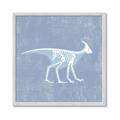Picture of Blue X-ray Dino I _GroupedProduct_Square_Mini_ _GroupedProduct_Square_Framed_Matted_