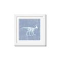 Picture of Blue X-ray Dino I _GroupedProduct_Square_Mini_ _GroupedProduct_Square_Framed_Matted_