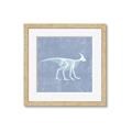 Picture of Blue X-ray Dino I _GroupedProduct_Square_Mini_ _GroupedProduct_Square_Framed_Matted_