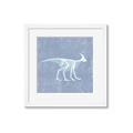 Picture of Blue X-ray Dino I _GroupedProduct_Square_Mini_ _GroupedProduct_Square_Framed_Matted_