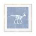 Picture of Blue X-ray Dino I _GroupedProduct_Square_Mini_ _GroupedProduct_Square_Framed_Matted_