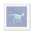 Picture of Blue X-ray Dino I _GroupedProduct_Square_Mini_ _GroupedProduct_Square_Framed_Matted_
