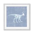 Picture of Blue X-ray Dino I _GroupedProduct_Square_Mini_ _GroupedProduct_Square_Framed_Matted_