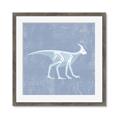 Picture of Blue X-ray Dino I _GroupedProduct_Square_Mini_ _GroupedProduct_Square_Framed_Matted_