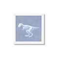 Picture of Blue X-ray Dino II _GroupedProduct_Square_Mini_ _GroupedProduct_Square_Framed_Matted_