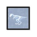 Picture of Blue X-ray Dino II _GroupedProduct_Square_Mini_ _GroupedProduct_Square_Framed_Matted_