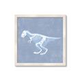Picture of Blue X-ray Dino II _GroupedProduct_Square_Mini_ _GroupedProduct_Square_Framed_Matted_