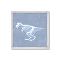 Picture of Blue X-ray Dino II _GroupedProduct_Square_Mini_ _GroupedProduct_Square_Framed_Matted_