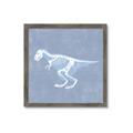 Picture of Blue X-ray Dino II _GroupedProduct_Square_Mini_ _GroupedProduct_Square_Framed_Matted_