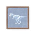 Picture of Blue X-ray Dino II _GroupedProduct_Square_Mini_ _GroupedProduct_Square_Framed_Matted_