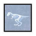 Picture of Blue X-ray Dino II _GroupedProduct_Square_Mini_ _GroupedProduct_Square_Framed_Matted_