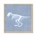 Picture of Blue X-ray Dino II _GroupedProduct_Square_Mini_ _GroupedProduct_Square_Framed_Matted_