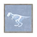 Picture of Blue X-ray Dino II _GroupedProduct_Square_Mini_ _GroupedProduct_Square_Framed_Matted_