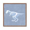 Picture of Blue X-ray Dino II _GroupedProduct_Square_Mini_ _GroupedProduct_Square_Framed_Matted_