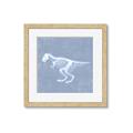 Picture of Blue X-ray Dino II _GroupedProduct_Square_Mini_ _GroupedProduct_Square_Framed_Matted_
