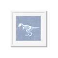 Picture of Blue X-ray Dino II _GroupedProduct_Square_Mini_ _GroupedProduct_Square_Framed_Matted_