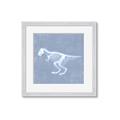 Picture of Blue X-ray Dino II _GroupedProduct_Square_Mini_ _GroupedProduct_Square_Framed_Matted_