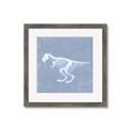 Picture of Blue X-ray Dino II _GroupedProduct_Square_Mini_ _GroupedProduct_Square_Framed_Matted_