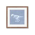 Picture of Blue X-ray Dino II _GroupedProduct_Square_Mini_ _GroupedProduct_Square_Framed_Matted_