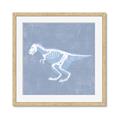 Picture of Blue X-ray Dino II _GroupedProduct_Square_Mini_ _GroupedProduct_Square_Framed_Matted_
