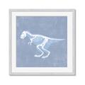Picture of Blue X-ray Dino II _GroupedProduct_Square_Mini_ _GroupedProduct_Square_Framed_Matted_