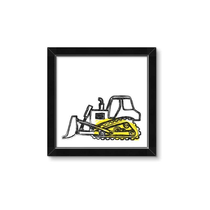 Picture of Construction Dozer _GroupedProduct_Square_Mini_ _GroupedProduct_Square_Framed_Matted_