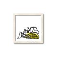 Picture of Construction Dozer _GroupedProduct_Square_Mini_ _GroupedProduct_Square_Framed_Matted_