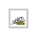 Picture of Construction Dozer _GroupedProduct_Square_Mini_ _GroupedProduct_Square_Framed_Matted_