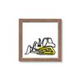 Picture of Construction Dozer _GroupedProduct_Square_Mini_ _GroupedProduct_Square_Framed_Matted_