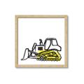 Picture of Construction Dozer _GroupedProduct_Square_Mini_ _GroupedProduct_Square_Framed_Matted_