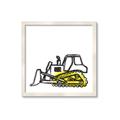 Picture of Construction Dozer _GroupedProduct_Square_Mini_ _GroupedProduct_Square_Framed_Matted_