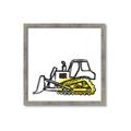Picture of Construction Dozer _GroupedProduct_Square_Mini_ _GroupedProduct_Square_Framed_Matted_