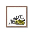 Picture of Construction Dozer _GroupedProduct_Square_Mini_ _GroupedProduct_Square_Framed_Matted_